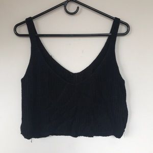 AMERICAN APPAREL CROPPED SWEATER TANK